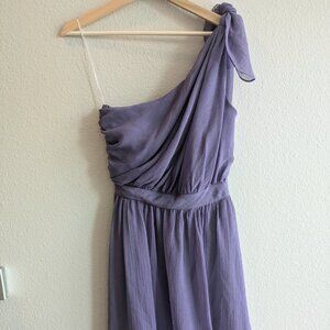 Off the Shoulder Mauve Bridesmaid Dress Size 0/2